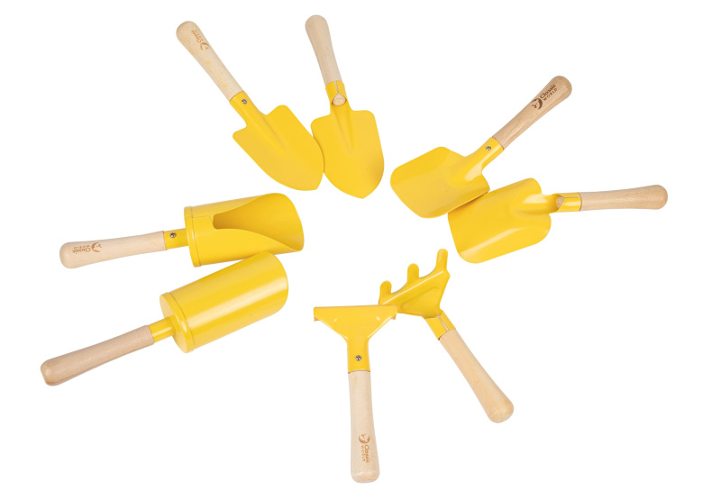 Classic World Edu kovové nářadí na písek a do zahrady pro děti, 8 ks