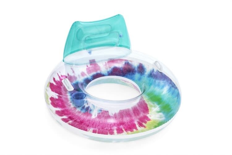 Nafukovací kruh Tie Dye Deluxe 118 x 117 cm BESTWAY