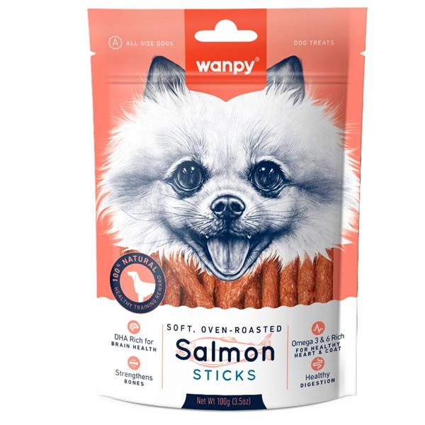 Wanpy Dog Salmon Sticks 100 g