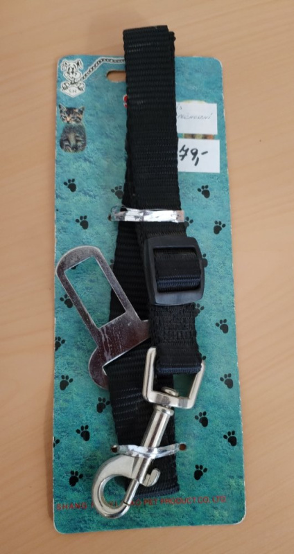 Bezpečnostní pás do auta pro psy Tommi, 2 x 40cm