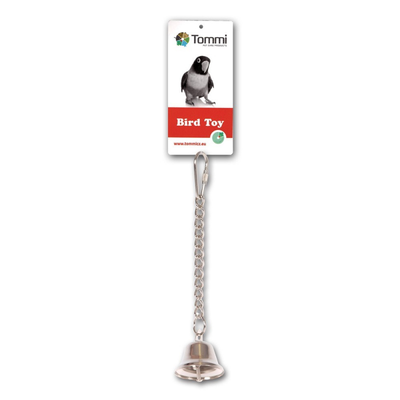 Hračka pro papoušky a jiné exoty - zvonek, 20cm