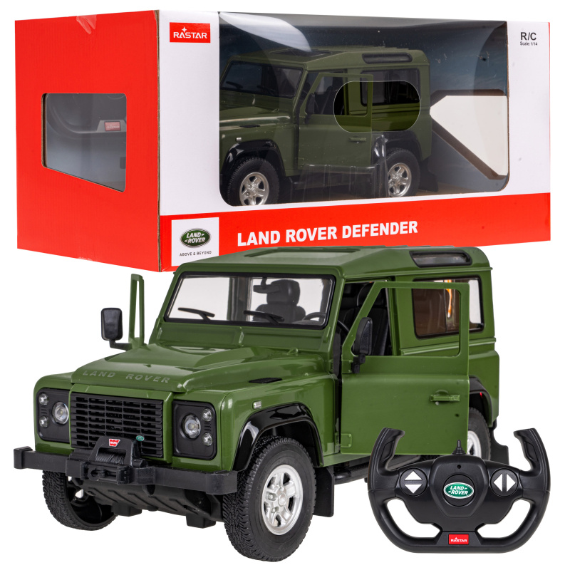 R/C Land Rover Defender 1:14 RASTAR – Zelený