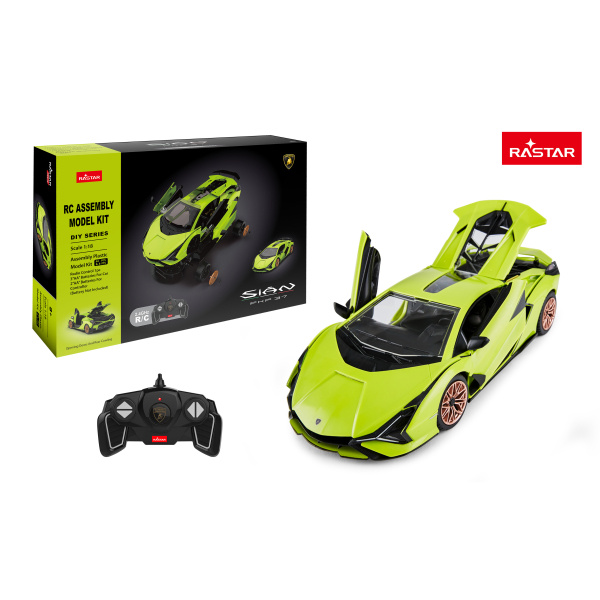 Lamborghini Sian zelený model 1:18 od Rastar - dálkově ovládané auto s body kitem