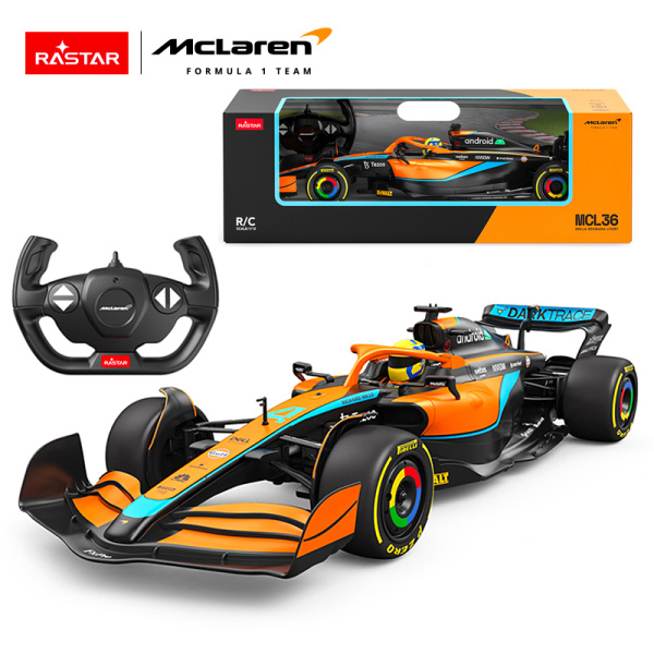 rc formule 1 1:12 MCLAREN F1 MCL36 od Rastar, oranžová