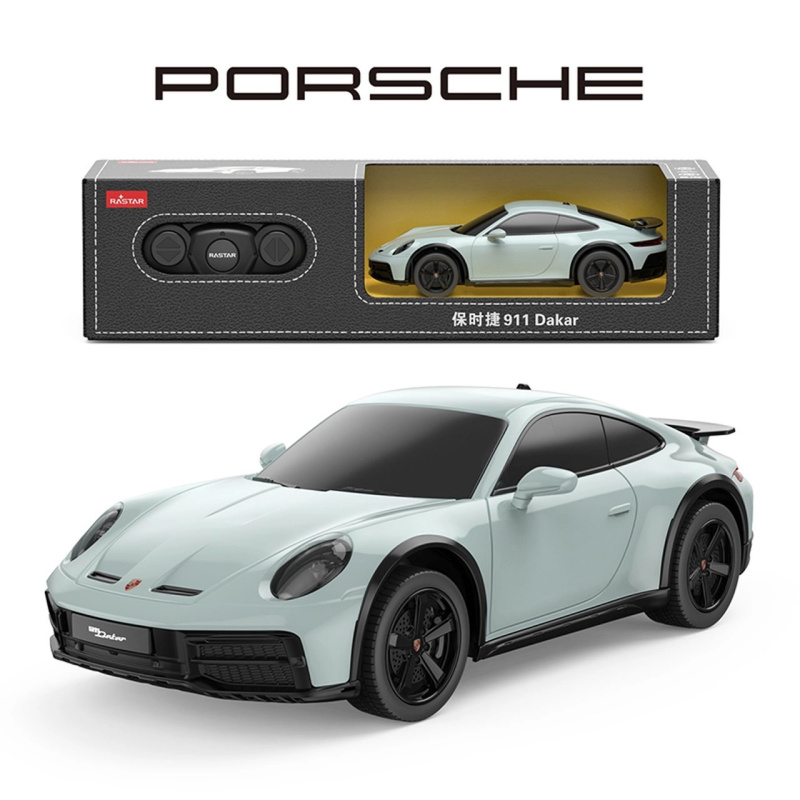 RC auto 1:24 PORSCHE 911 Dakar mentolové Rastar