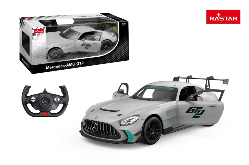 R/C auto 1:14 MERCEDES-AMG GT2 šedé Rastar