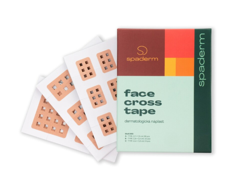 SPADERM Face cross tape mix 130 kusů
