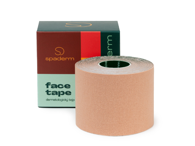 SPADERM Face tape tejpovací páska na obličej 5 cm x 5 m