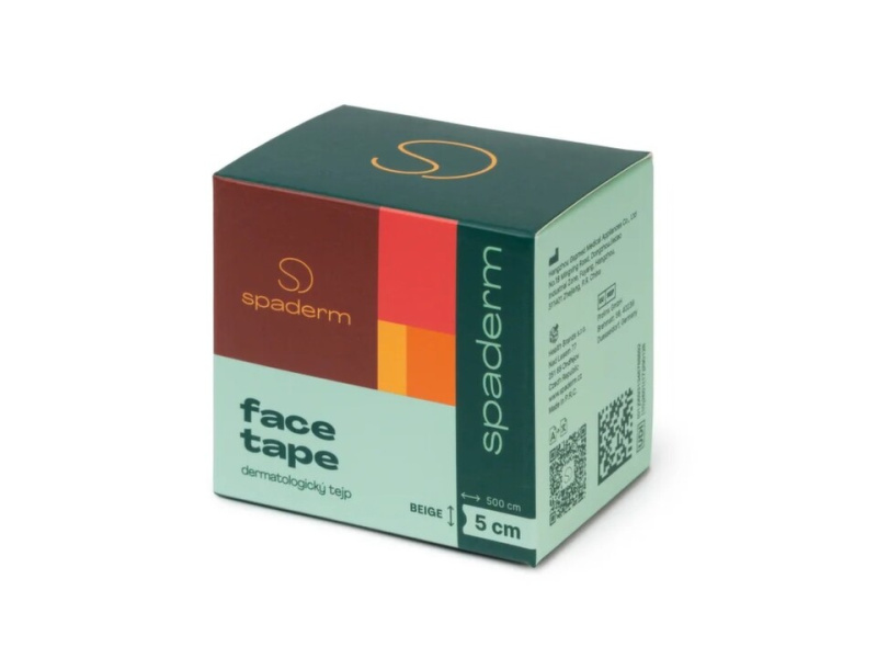 SPADERM Face tape tejpovací páska na obličej 5 cm x 5 m