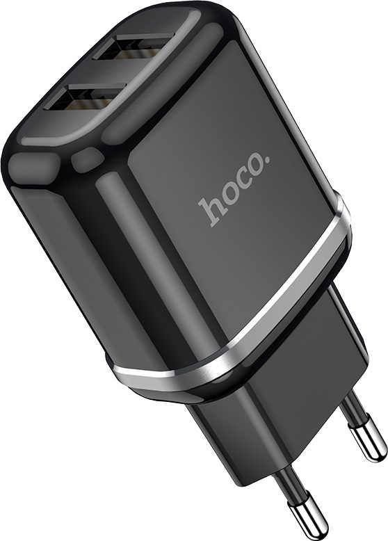 Hoco Nabíjecí USB adaptér do sítě - Hoco, N4 Aspiring Black