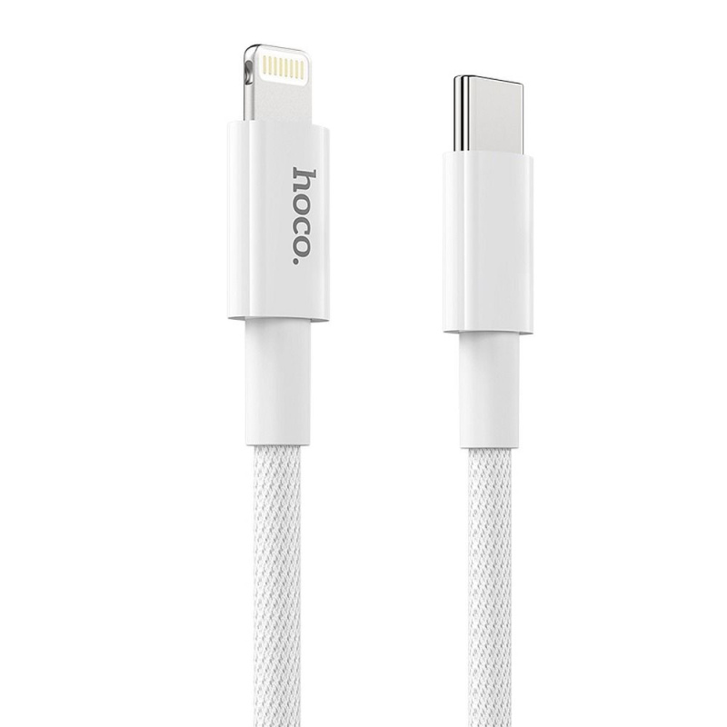 HOCO kabel Typ C for iPhone Lightning 8-pin Power Delivery Fast Charge PD20W X56 bílý