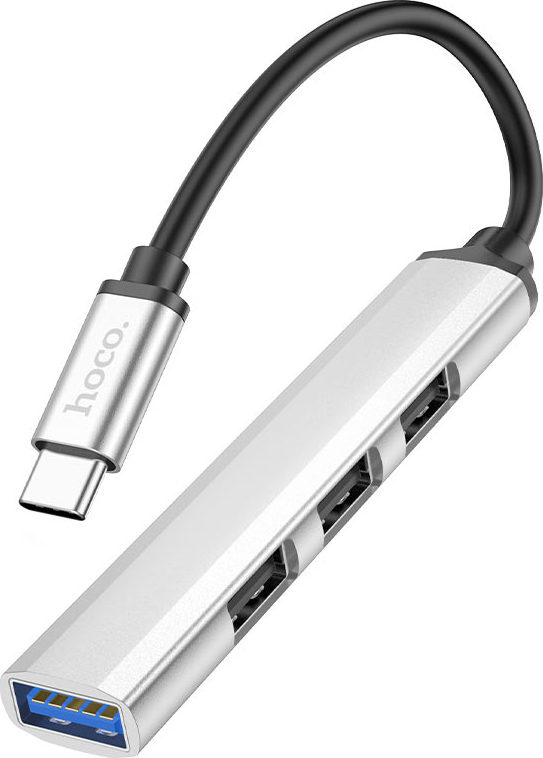 Hoco Redukce USB-C to USB-A - Hoco, HB26 Silver
