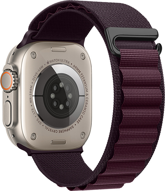 Hoco Řemínek pro Apple Watch 44mm / 45mm / 46mm / 49mm - Hoco, WA20 Climbing Purple Cherry