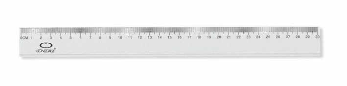 Pravítko Concorde - 30cm, závěs, transparentní