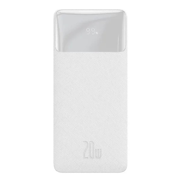 Baseus Bipow powerbanka 30000mAh bílá Bílá