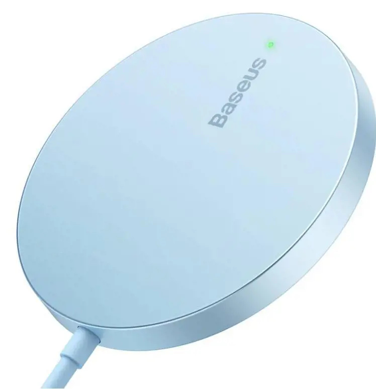 Baseus Simple Mini3 15W bezdrátová nabíječka modrá Modrá