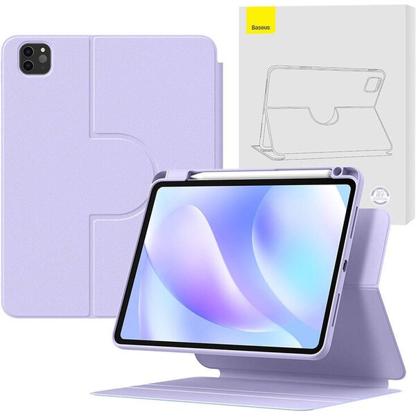 Baseus Minimalist Magnetické pouzdro pro Apple iPad Pro 11"/iPad Air4/Air5 10.9" ARJS040905 fialová Fialová