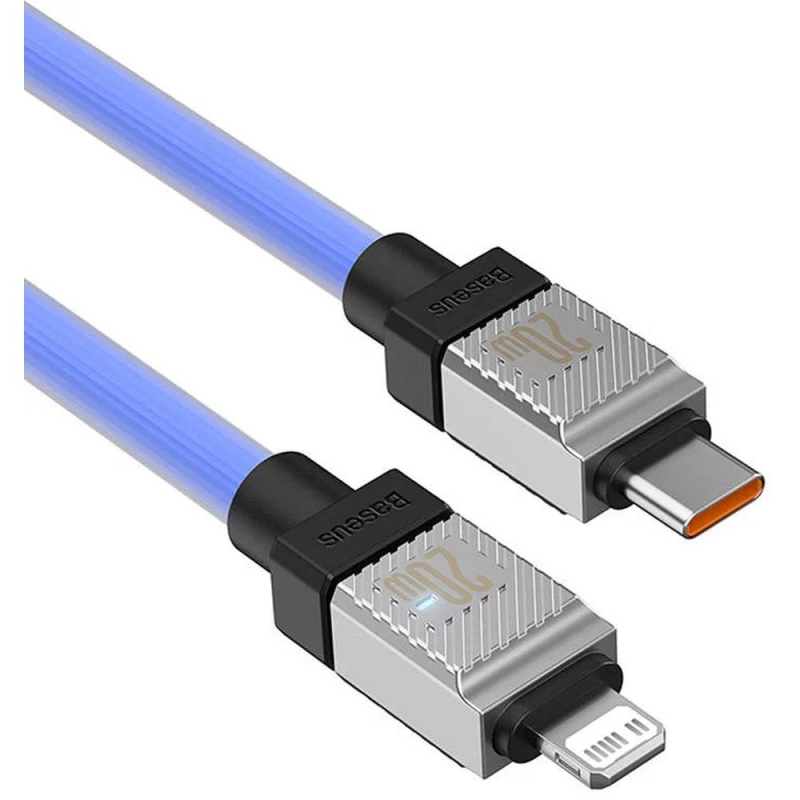 BASEUS Kabel Typ C Apple Lightning 8-pin CoolPlay Fast Charging 20W 2m modrý CAKW000103