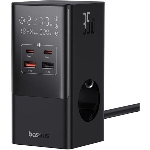 Baseus nabíjecí stanice PowerCombo Tower, 35W, černá E00023606113-00 Černá