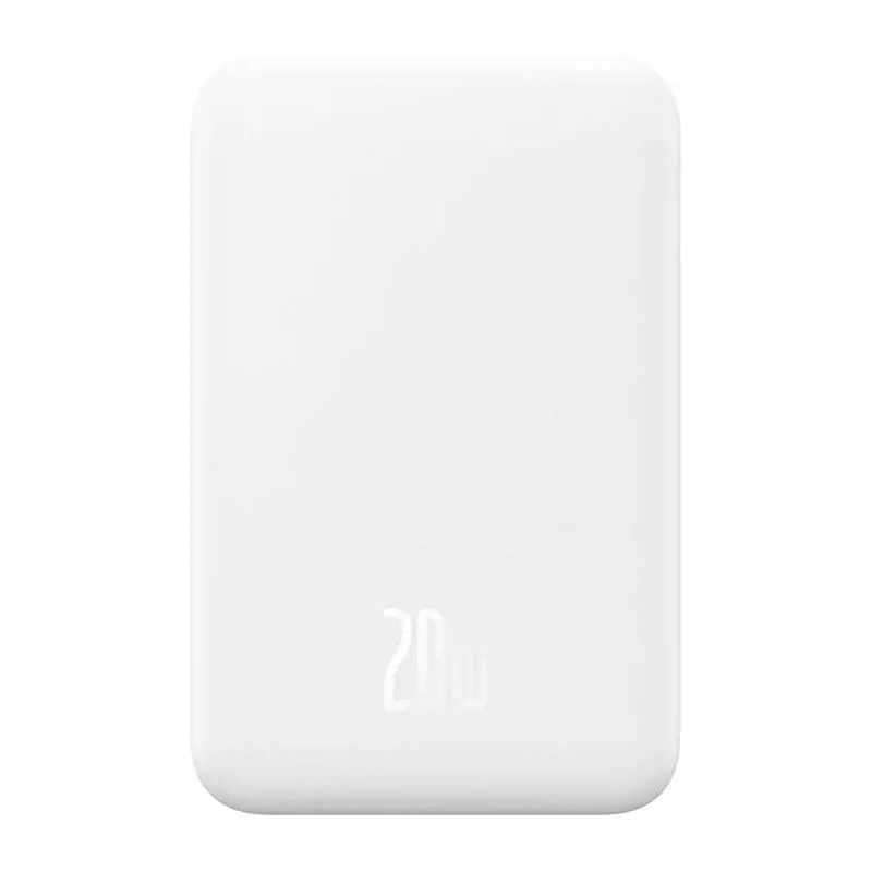 Baseus MagSafe USB-C 5 000 mAh 20W bílá Bílá