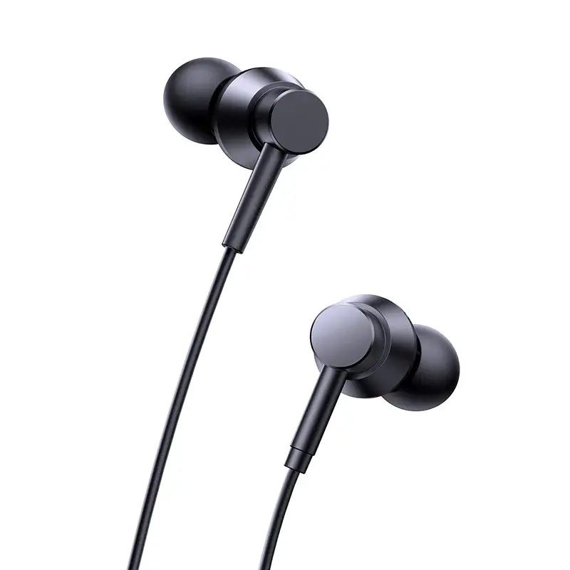 Baseus Encok CZ11 USB-C sluchátka s mikrofonem černá Černá