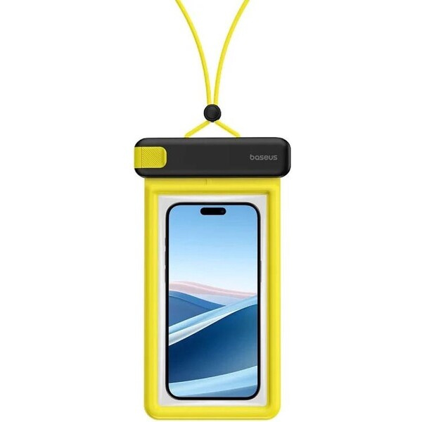 Baseus Vodotěsné pouzdro na telefon DeepDive černé Černá
