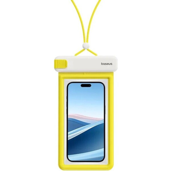 Baseus Vodotěsné pouzdro na telefon DeepDive bílé Bílá