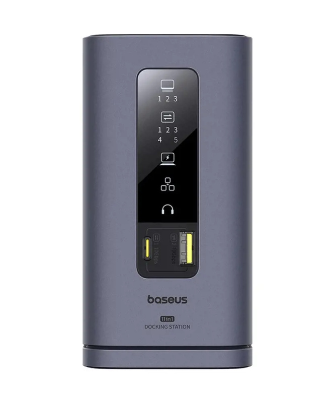 BASEUS MEMUSBCHUB11V1BASGR Šedá