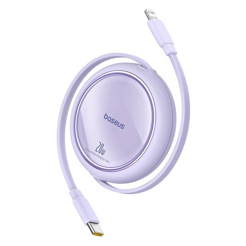 USB kabel Baseus Free2Pull USB-C to iP 20W 1m (purple)