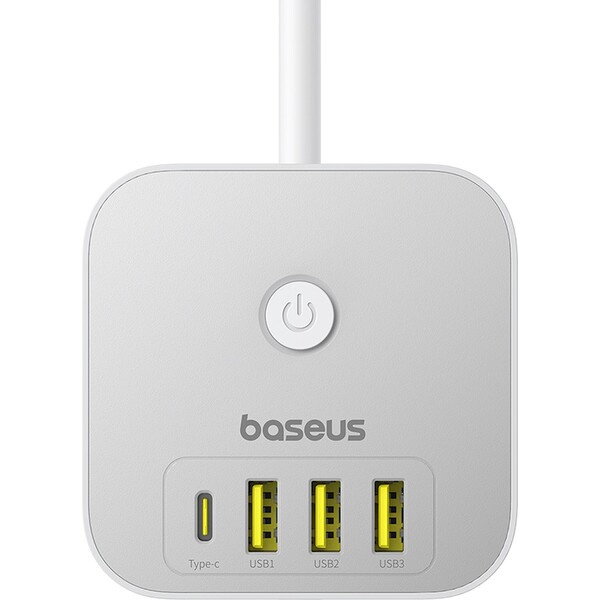 BASEUS PRKK3X3USBBASWH Bílá