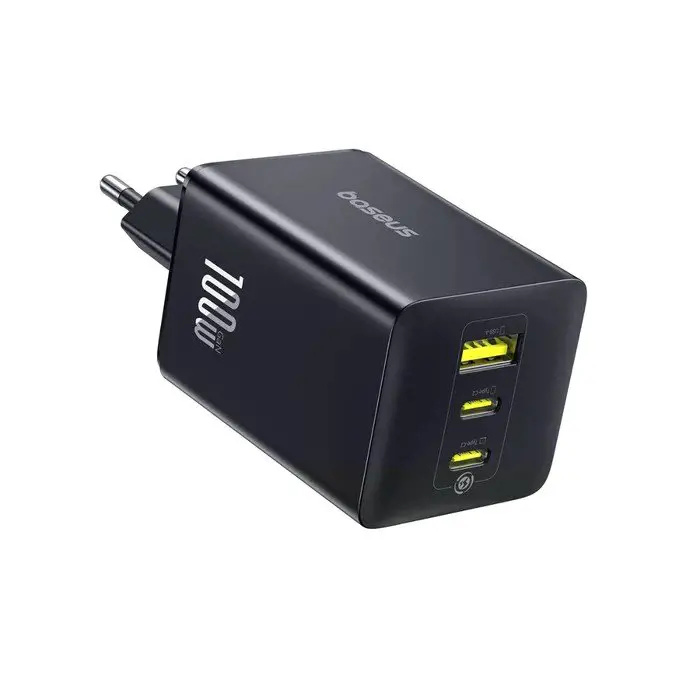 Baseus EnerFill FE11 100W nabíječka do sítě černá Černá