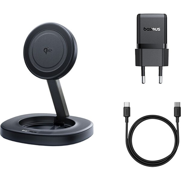 Baseus EnerFill FF11 15W bezdrátová skládací nabíječka černá
