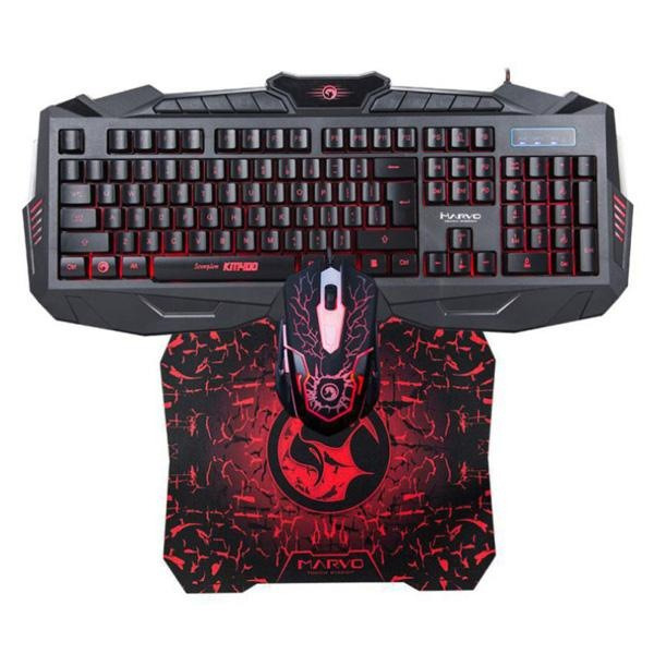 Marvo KM400+G1 CZ/SK Černá