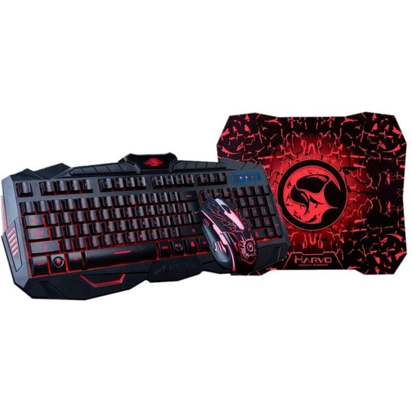 Marvo KM400+G1 CZ/SK Černá