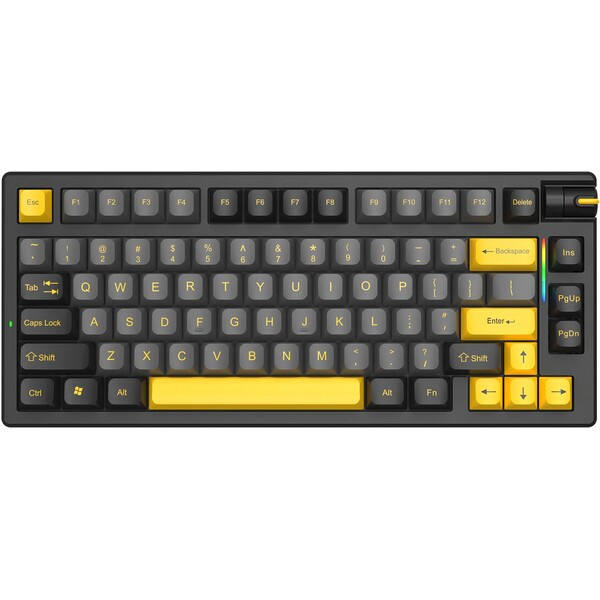 Marvo MEQA 80W bezdrátová herní klávesnice (US) Černá