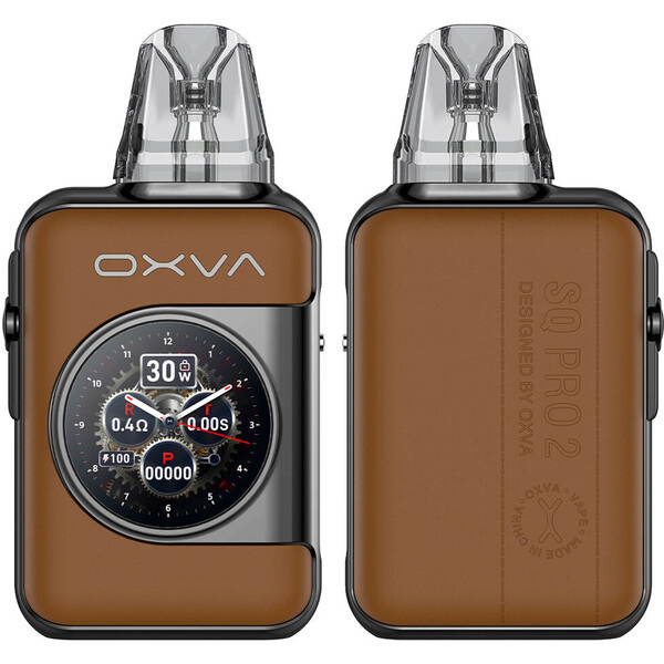 OXVA Xlim SQ Pro 2 Pod Kit Brown Leather Hnědá