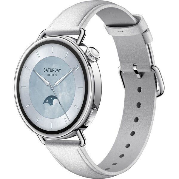 Xiaomi Watch S4 41mm bílé Stříbrná