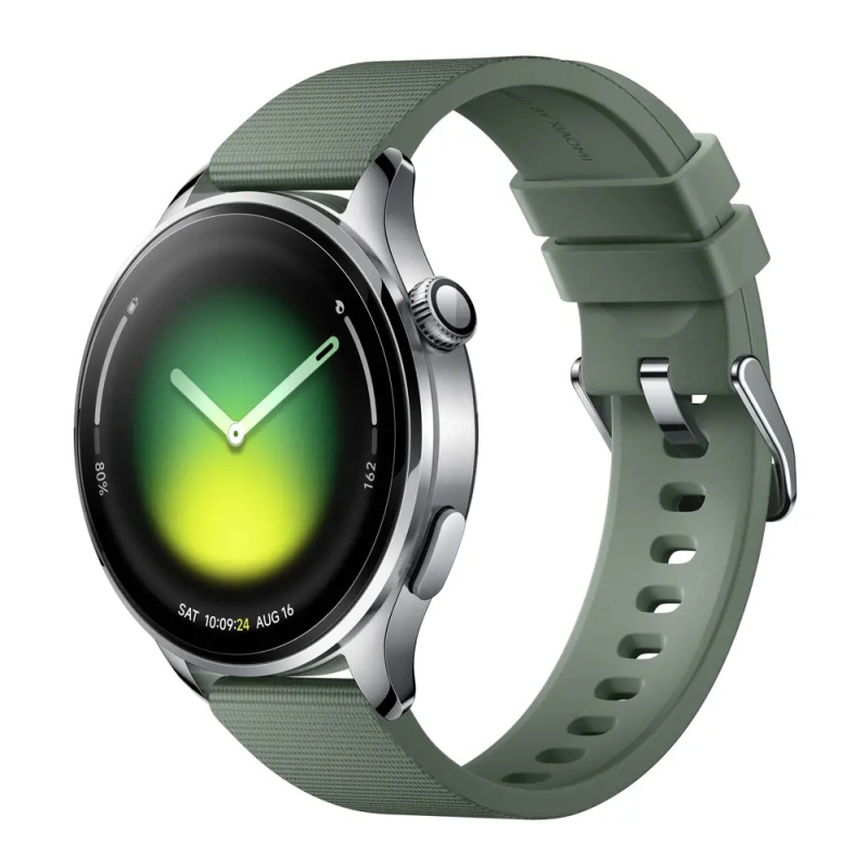 Xiaomi Watch 5 chytré hodinky zelené Stříbrná