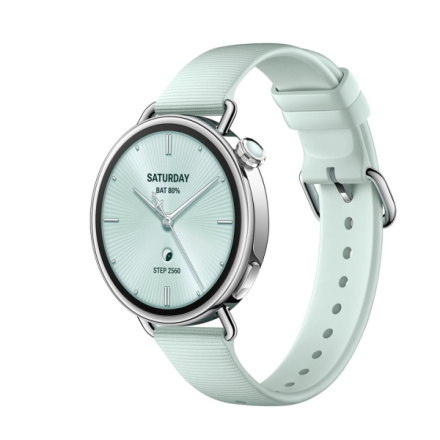Xiaomi Watch S4 41mm zelené Stříbrná