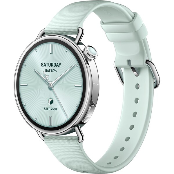 Xiaomi Watch S4 41mm zelené Stříbrná