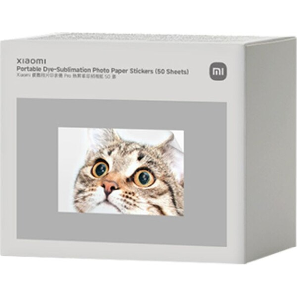 Xiaomi Portable Dye-Sublimation Photo Paper Stickers (50 Sheets)