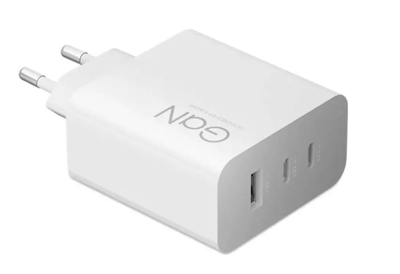 Xiaomi 90W HyperCharge Power Adapter 2x USB-C, 1x USB-A bílý