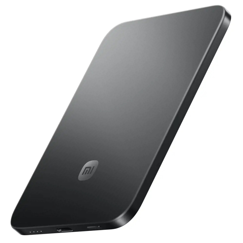 Xiaomi UltraThin Magnetic Power Bank 5000 15W černá