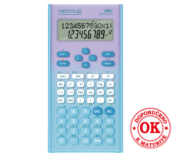 Kalkulačka vědecká DELI ED300SR-N modrá DELI GROUP CO., LTD.