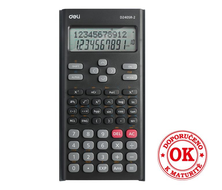 Kalkulačka vědecká DELI ED240SR-2 DELI GROUP CO., LTD.