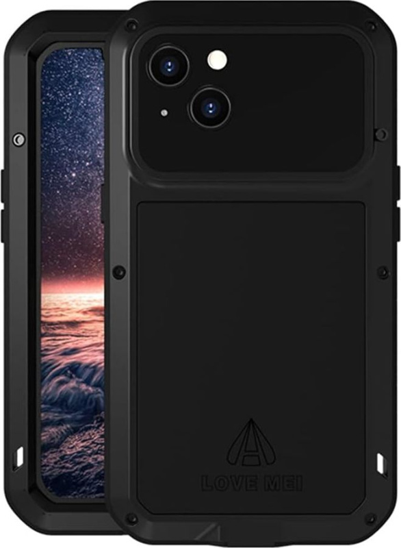 Love Mei Ochranný kryt pro iPhone 13 - LOVE MEI, Powerful Black