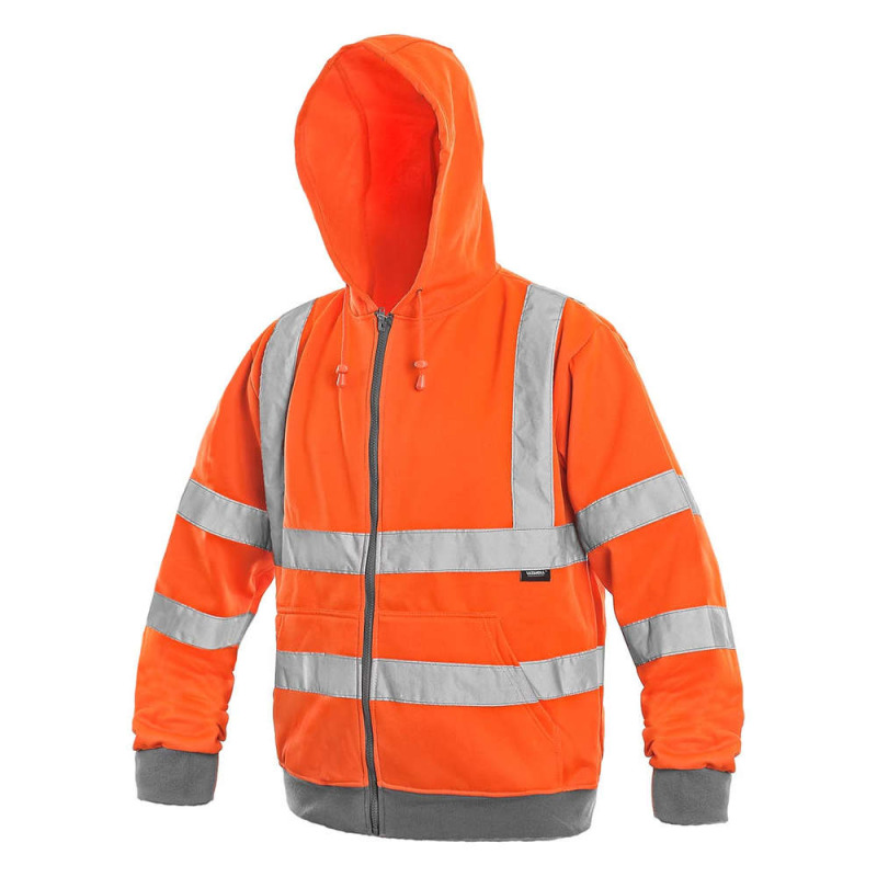 Mikina FROME, oranžová, vel. 2XL