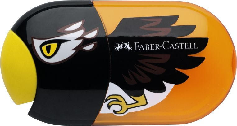 Ořezávátko Faber Castell Eagle dvojité s pryží a zásobníkem Faber-Castell