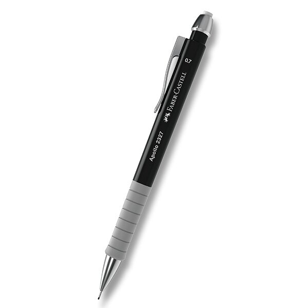 Mechanická tužka Faber-Castell Apollo 0,7 mm, výběr barev černá Faber-Castell