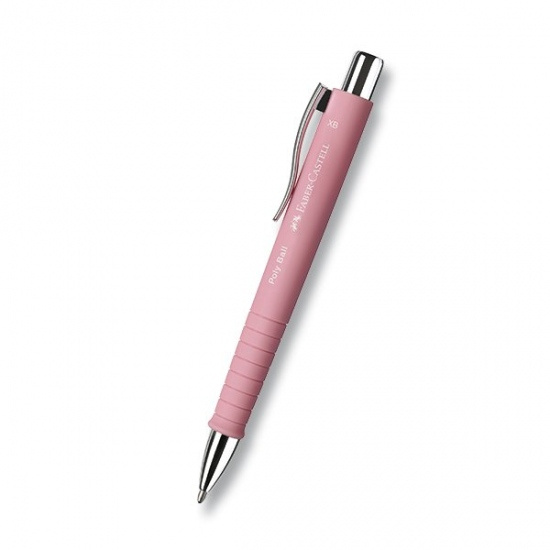 Kuličková tužka Faber Castell Poly Ball XB sv. růžová Faber-Castell